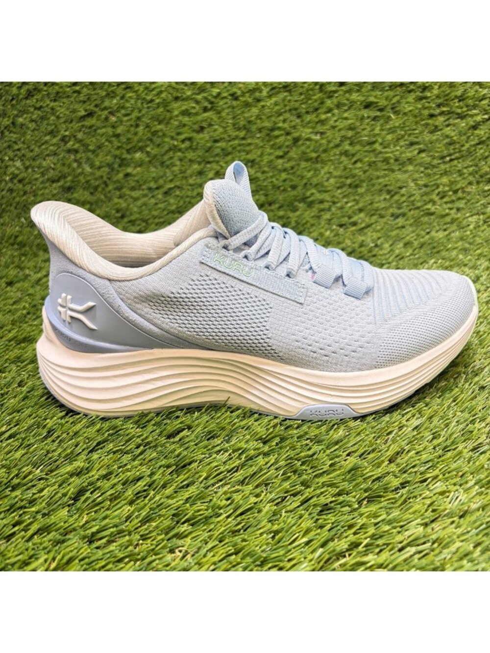 Kuru Atom 2 Womens Size 7D Blue White Athletic Running Walking Shoes Sneakers